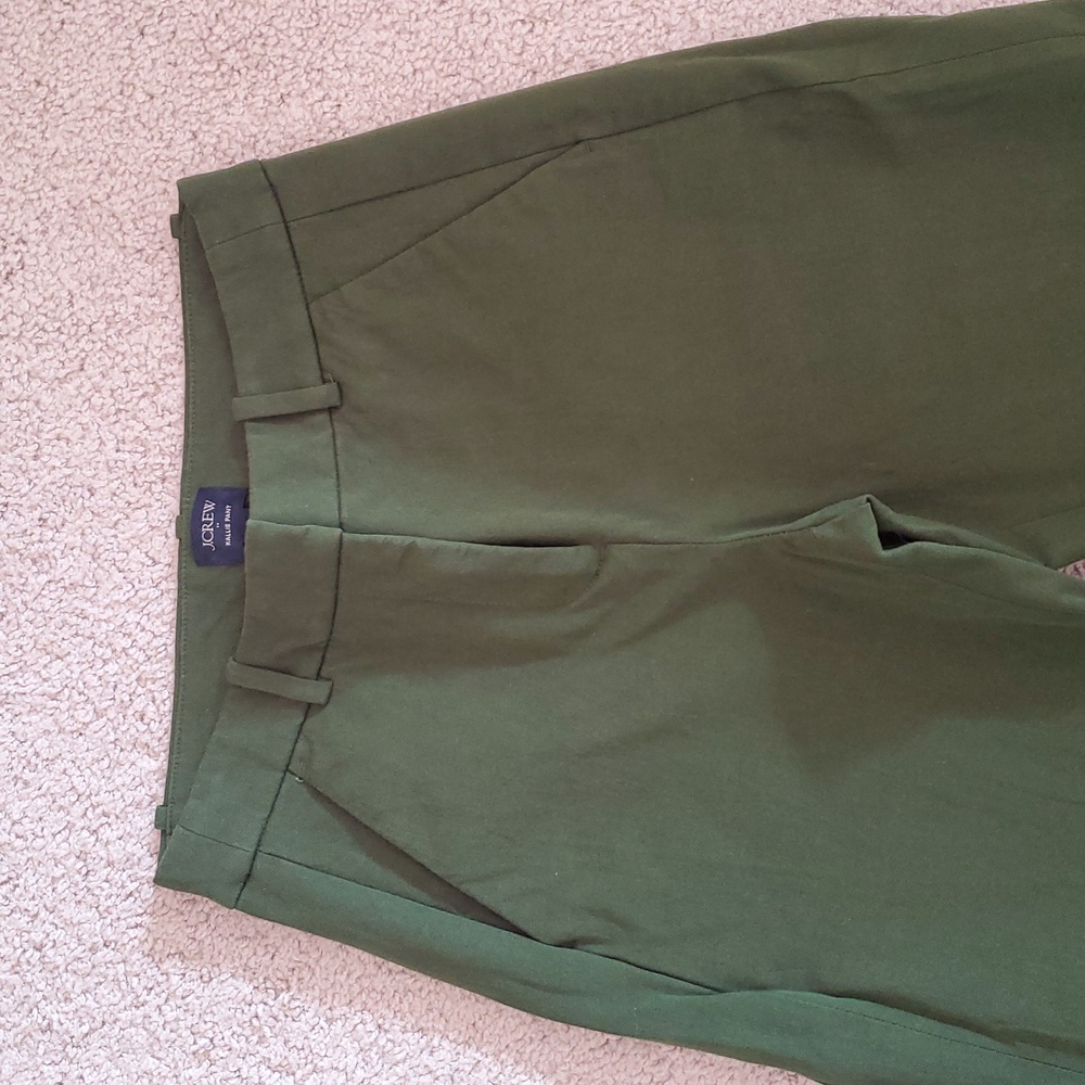 J. Crew Kallie Crop  Pant in Olive